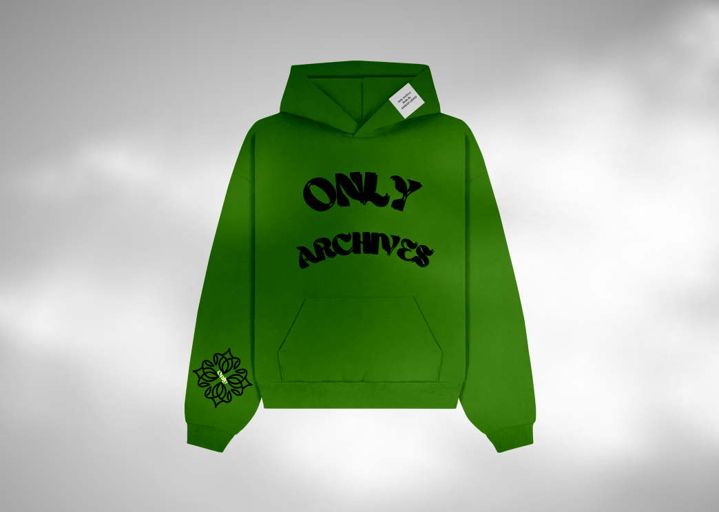 SUNFADED ONLY ARCHIVES HOODIE (FOREST GREEN)