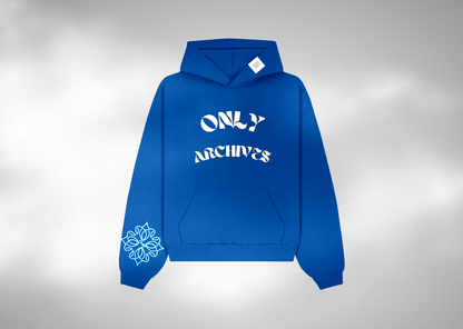 FADED ONLY ARCHIVES HOODIE (WASHED BLUE)