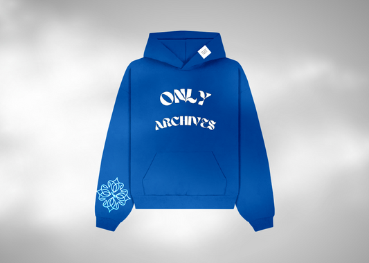 FADED ONLY ARCHIVES HOODIE (WASHED BLUE)